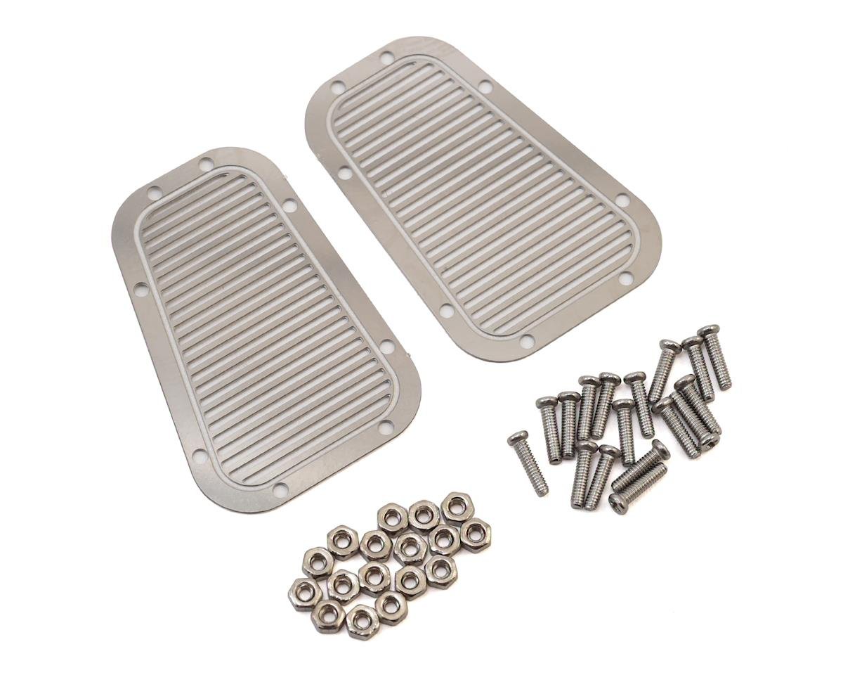 Yeah Racing Stainless Steel Front Hood Vent Plate for Traxxas TRX-4 (YEA-TRX4-021)