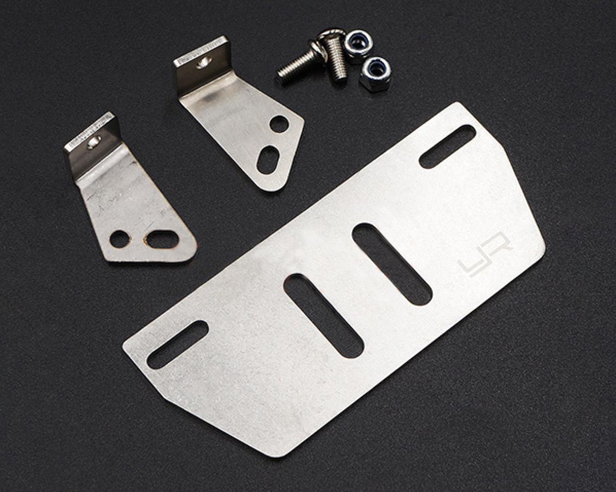 Yeah Racing Stainless Steel Front & Rear Skid Plate for Traxxas TRX-4 (YEA-TRX4-043)