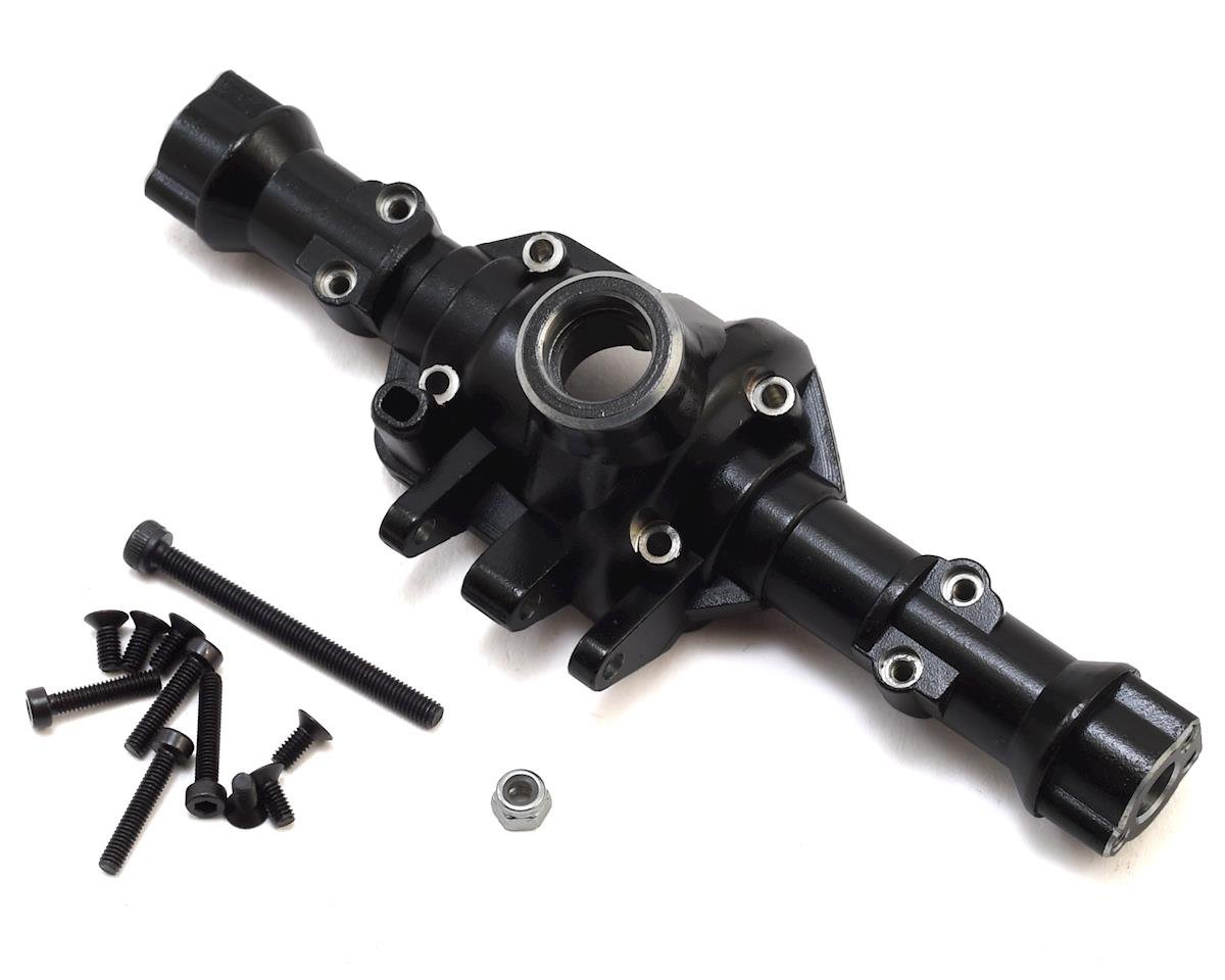 Yeah Racing Alloy Rear Axle Housing for Traxxas TRX-4 (Black) (Titanium Coated) (YEA-TRX4-046BK)