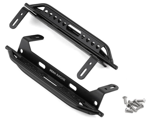 Yeah Racing Steel Rock Sliders for Traxxas TRX-4 (Black) (2) (YEA-TRX4-053)