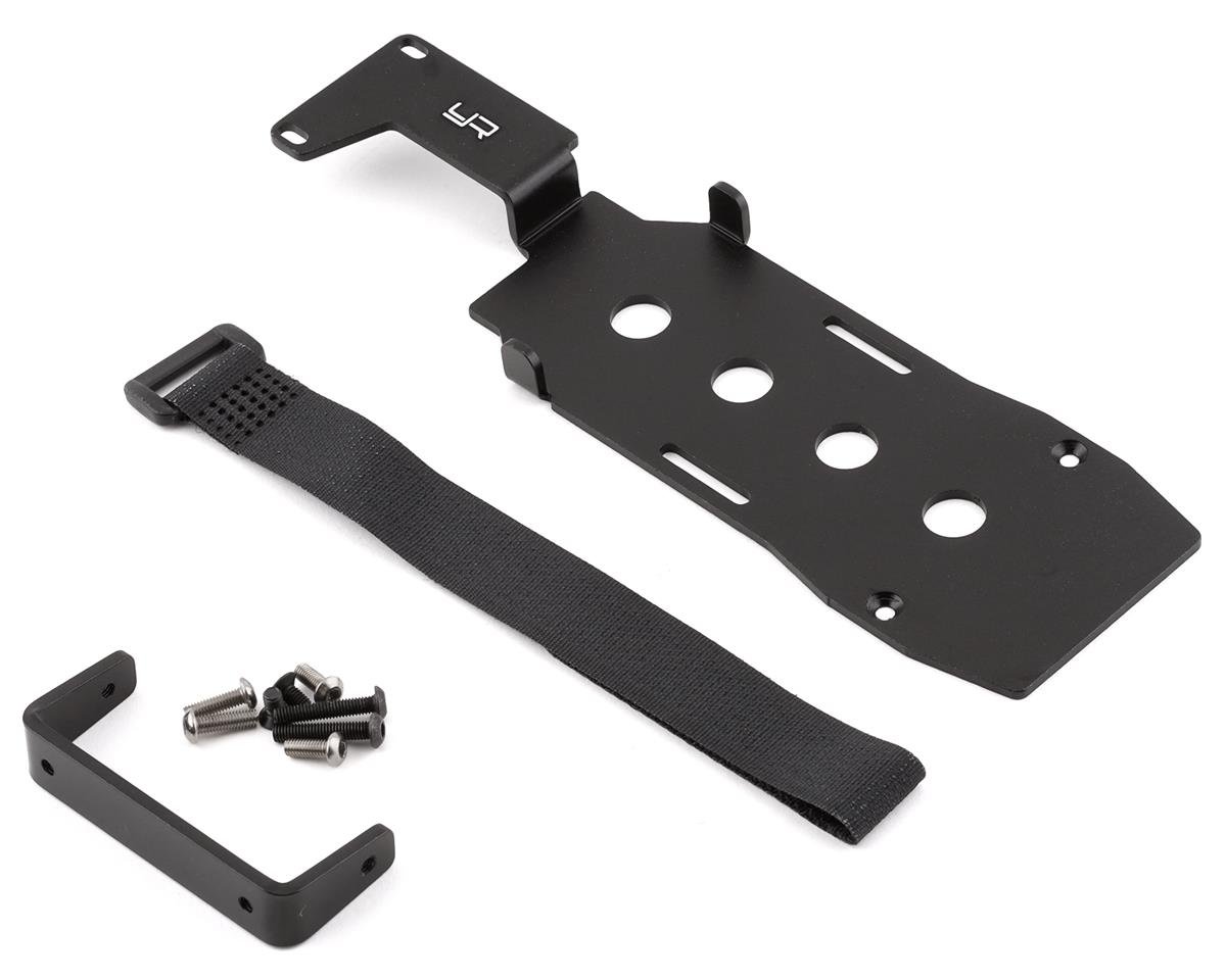 Yeah Racing Aluminum LCG Battery Plate Kit for Traxxas TRX-4 (Black) (YEA-TRX4-065)