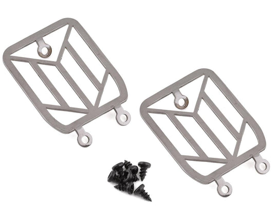 Yeah Racing Stainless Steel Front Light Grille Traxxas TRX-4/TRX-6 G500 (2) (YEA-TRX4-068)