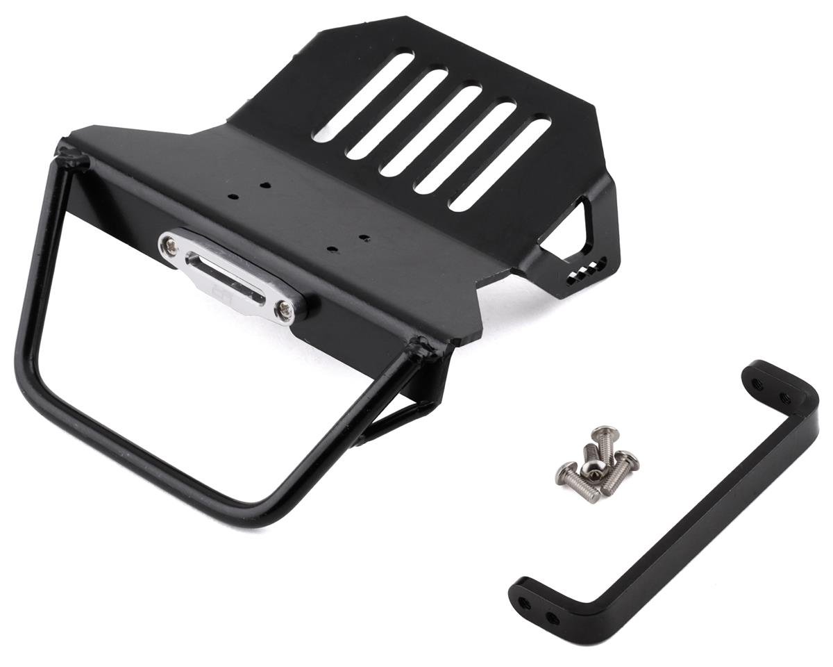 Yeah Racing Metal Front Bumper for Traxxas TRX-4/TRX-6 (Black) (YEA-TRX4-074)