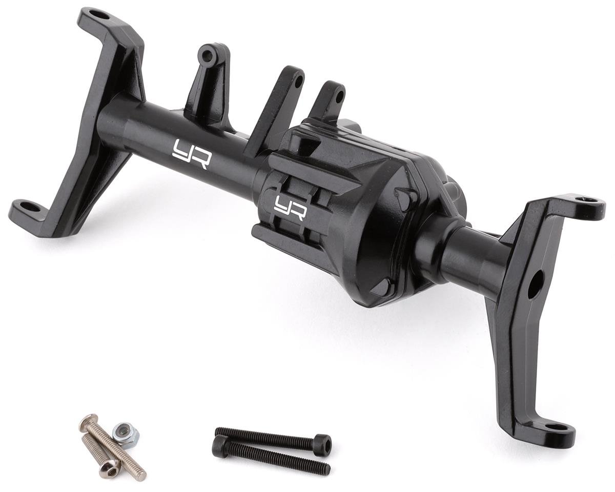 Yeah Racing Aluminum Front Axle Housing for Traxxas TRX-4/TRX-6 (Black) (YEA-TRX4-089)