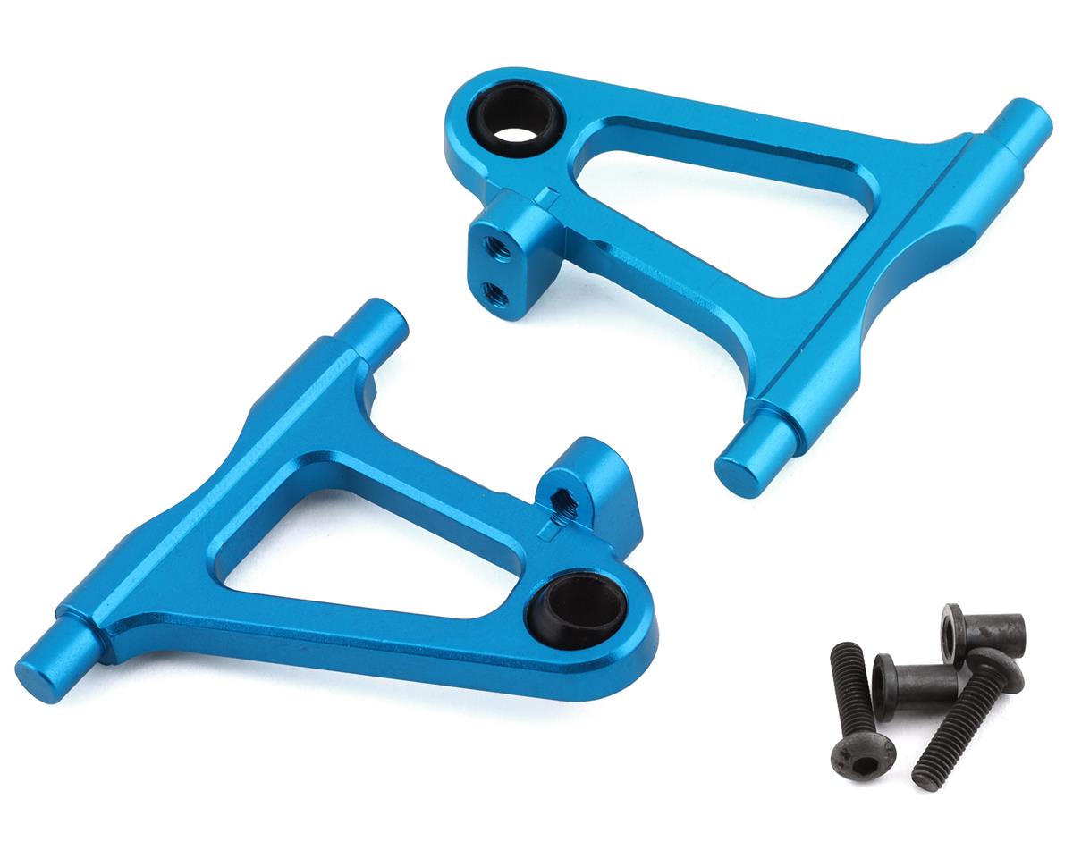 Yeah Racing Tamiya TT-02 Aluminum Front Lower Suspension Arms (Blue) (2) (YEA-TT02-001BU)