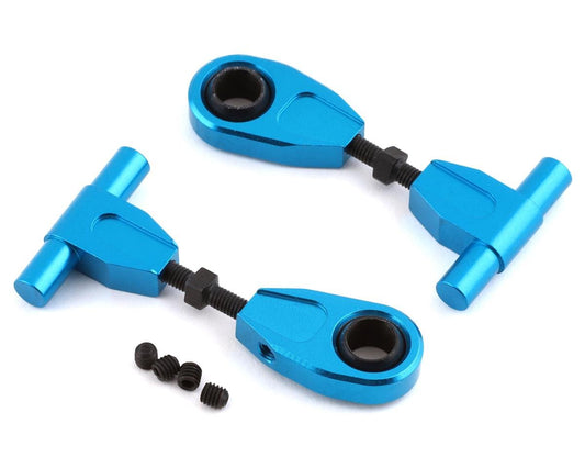 Yeah Racing Tamiya TT-02 Aluminum Upper Front Suspension Arm (Blue) (2) (YEA-TT02-003BU)