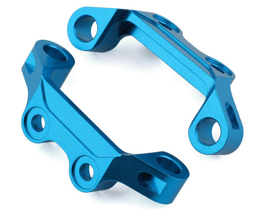 Yeah Racing Tamiya TT-02 Aluminum Upper Suspension Arm Mounts (Blue) (2) (YEA-TT02-010BU)