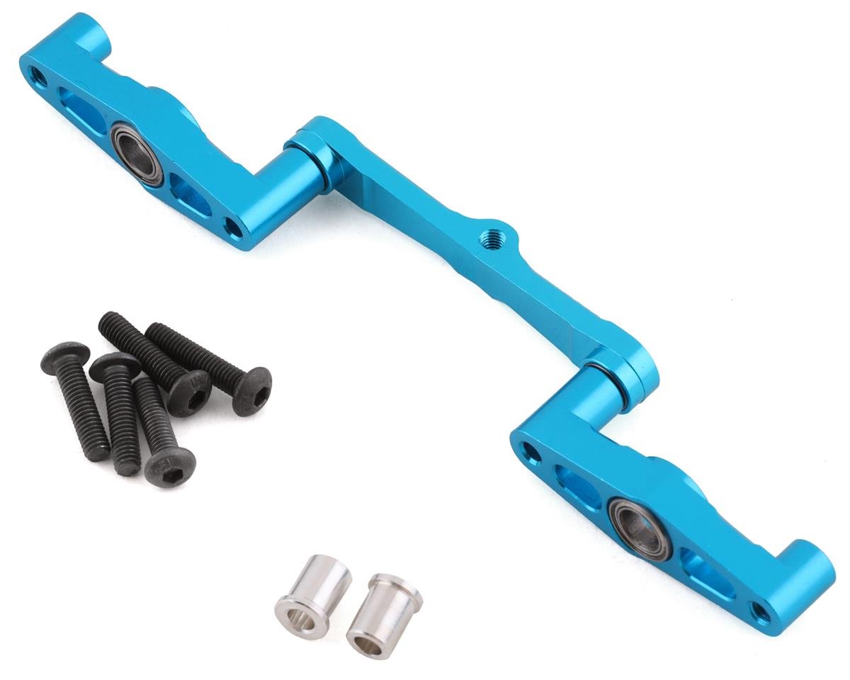 Yeah Racing Tamiya TT-02/TT-02B Aluminum Steering Rack (Blue) (YEA-TT02-042BU)