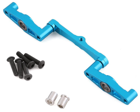 Yeah Racing Tamiya TT-02/TT-02B Aluminum Steering Rack (Blue) (YEA-TT02-042BU)