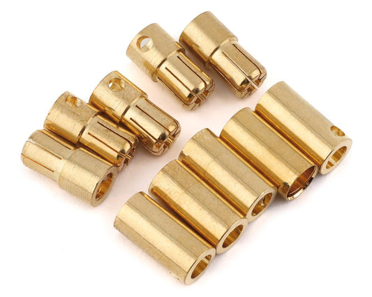 Yeah Racing 6.5mm High Current Bullet Plugs (5 Female/5 Male) (YEA-WPT-0147)