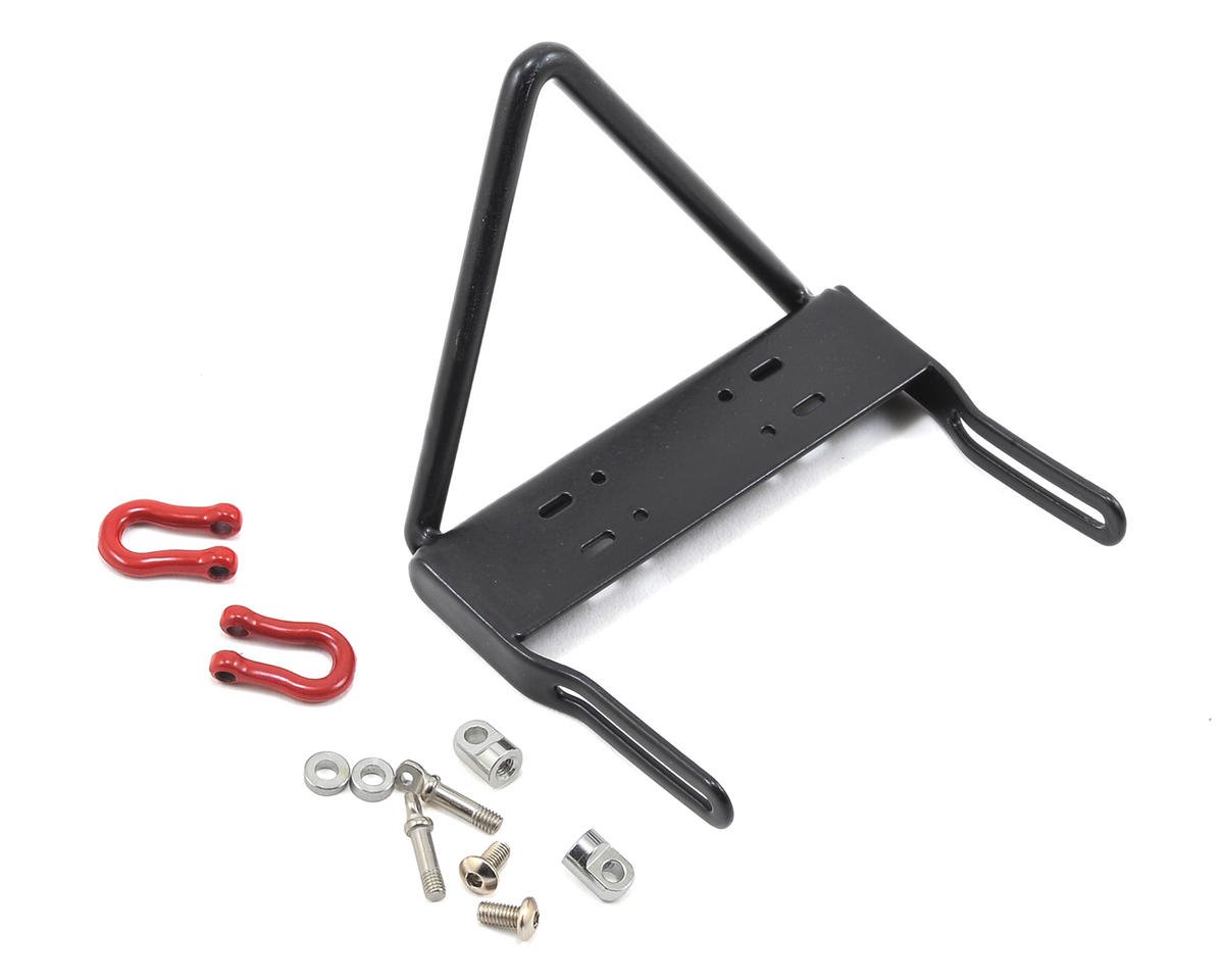 Yeah Racing SCX10 Steel Front "Stinger" Bumper w/Winch Mount & Shackles (YEA-YA-0454)