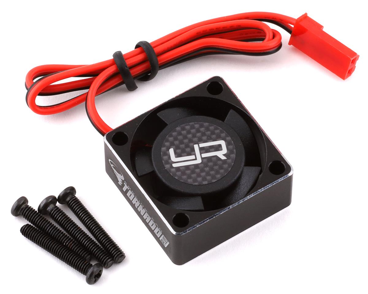 Yeah Racing 25x25x10mm Aluminum Case Tornado Plus High Speed Cooling Fan (Black) (YEA-YA-0471BK)