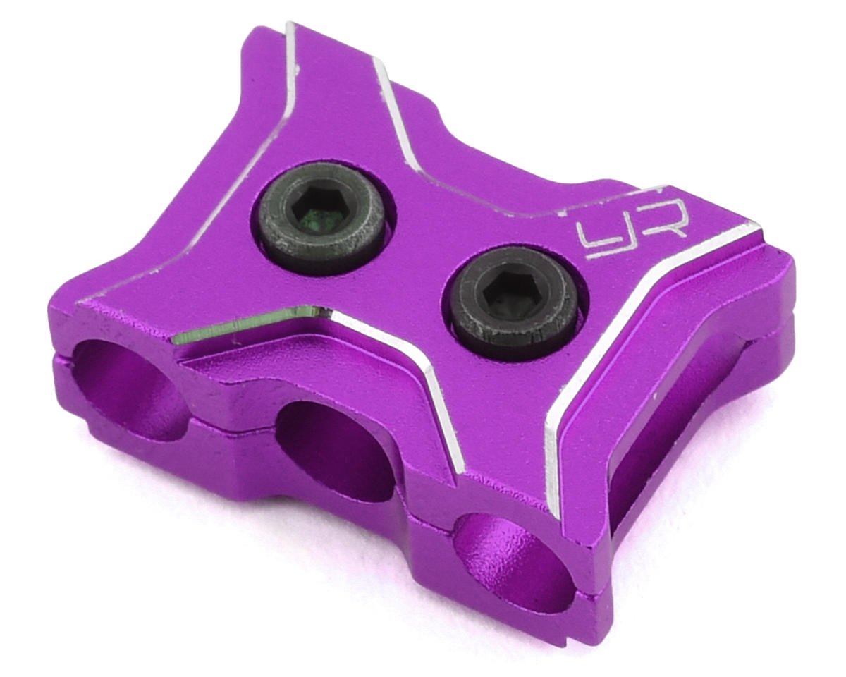 Yeah Racing Aluminum Wire Clamp 12-14AWG (Purple) (Type A) (YEA-YA-0485PP)