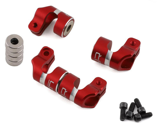 Yeah Racing Aluminum Magnetic Body Hole Marker Kit (Red) (YEA-YA-0533RD)