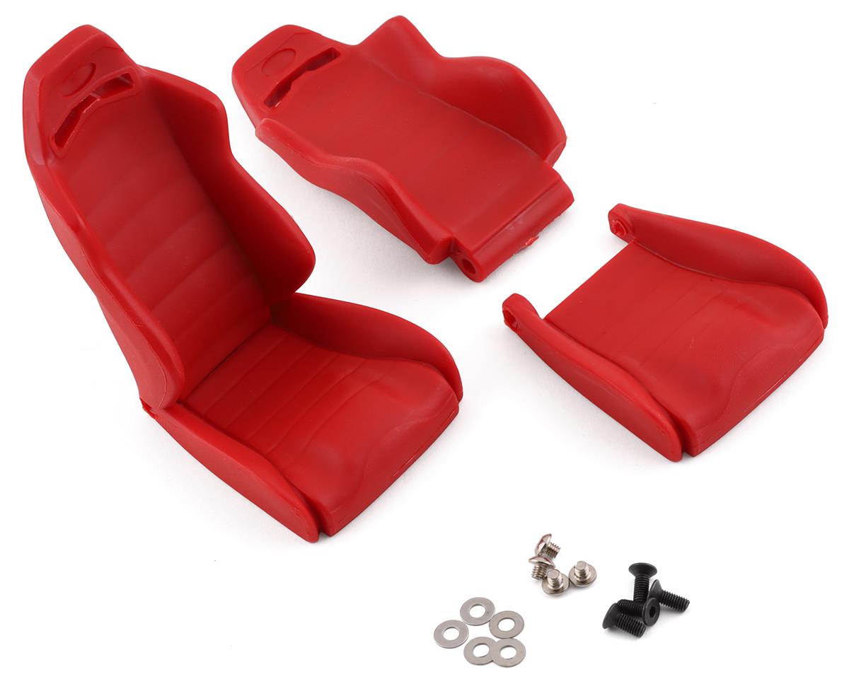 Yeah Racing 1/10 Crawler Plastic Seats (Red) (2) (YEA-YA-0540RD)