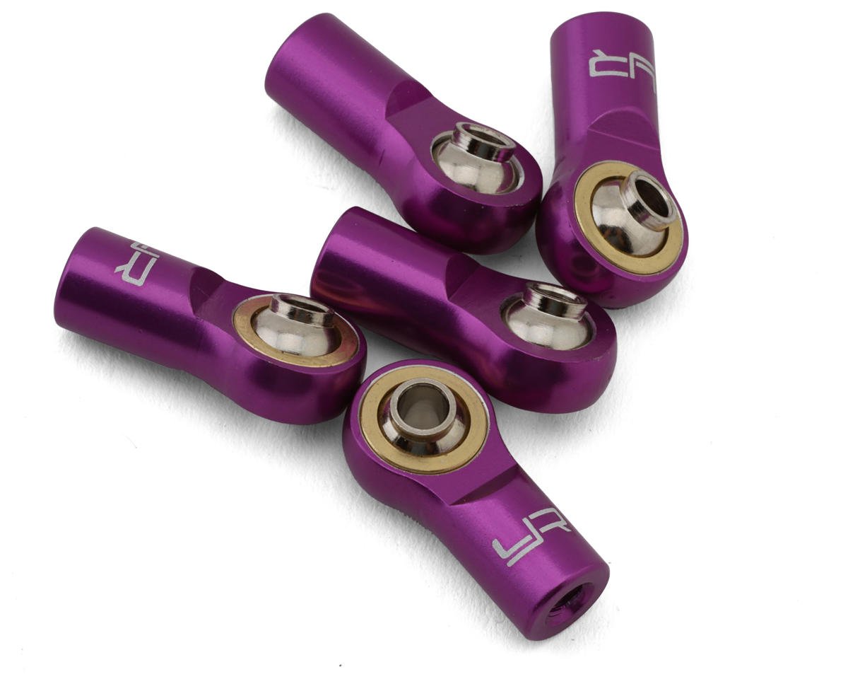 Yeah Racing 3mm Aluminum Threaded Rod Ends (Purple) (5) (Standard Thread) (YEA-YA-0550PP)