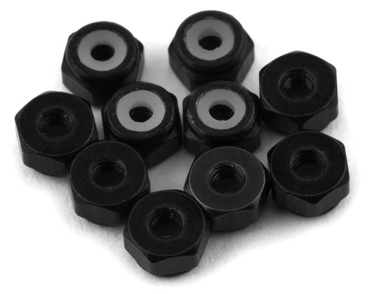 Yeah Racing 2mm Aluminum Lock Nut (Black) (10) (YEA-YA-0565BK)