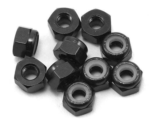 Yeah Racing 3mm Aluminum Lock Nut (10) (Black) (YEA-YA-0566BK)