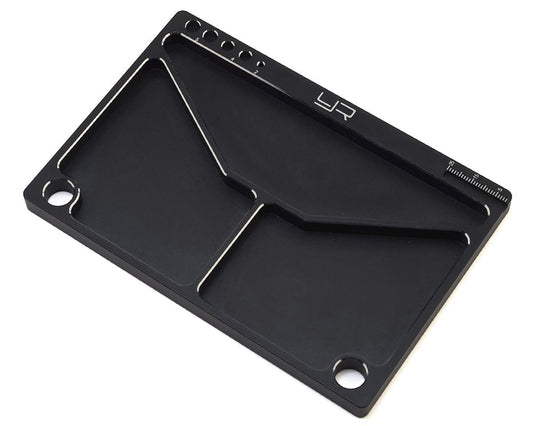 Yeah Racing Aluminum Parts Tray (Black) (145x95x5mm) (YEA-YA-0571BK)