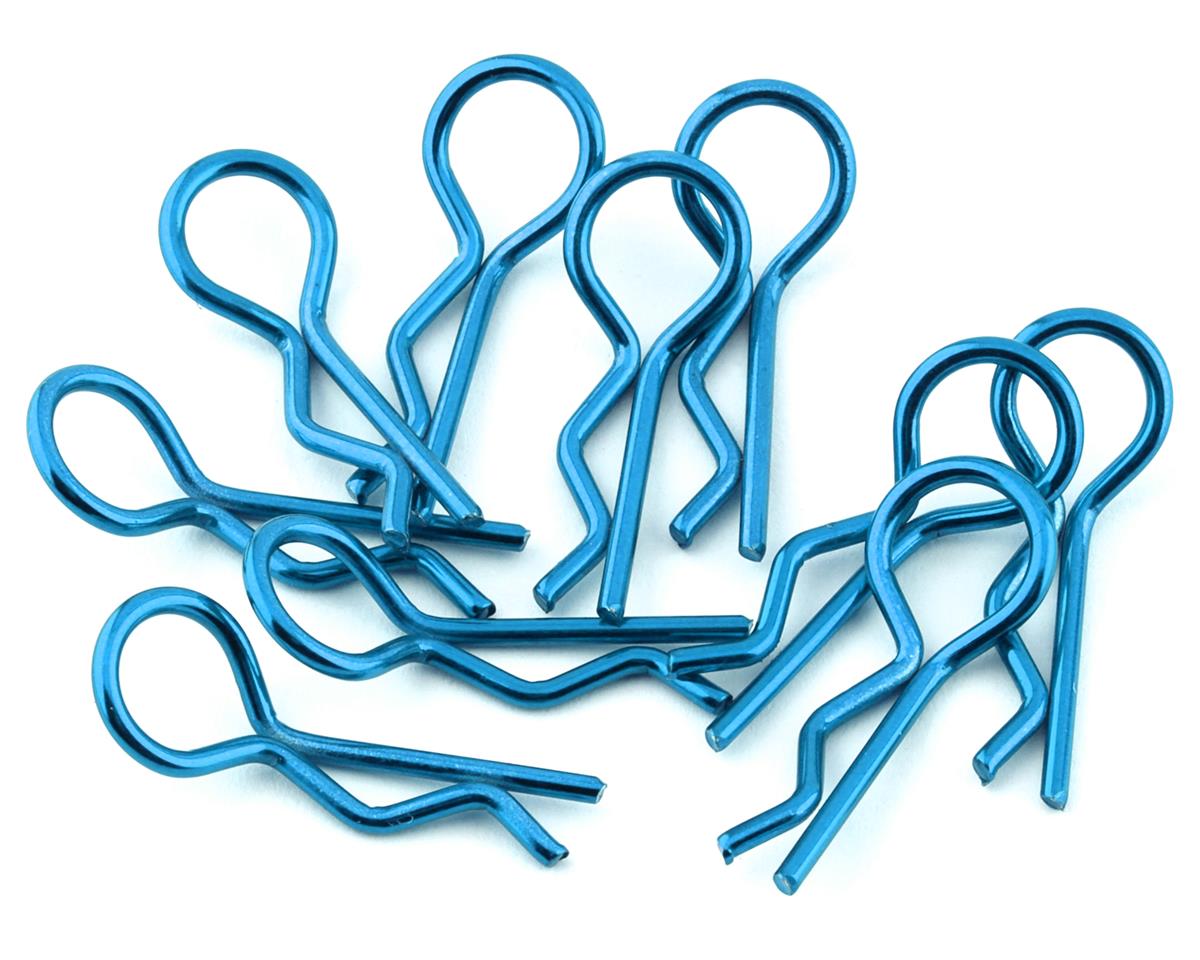 Yeah Racing Body Clips (Blue) (10) (1/10 or 1/8 Scale) (YEA-YA-0594LB)