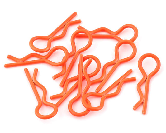 Yeah Racing Body Clips (Orange) (10) (1/10 or 1/8 Scale) (YEA-YA-0594OR)