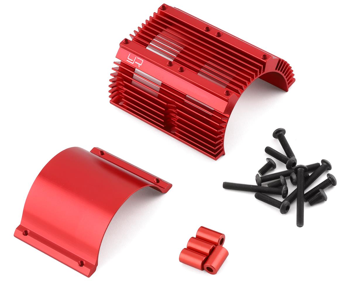 Yeah Racing Aluminum Motor Heat Sink (Red) (40.8mm Diameter) (YEA-YA-0600RD)