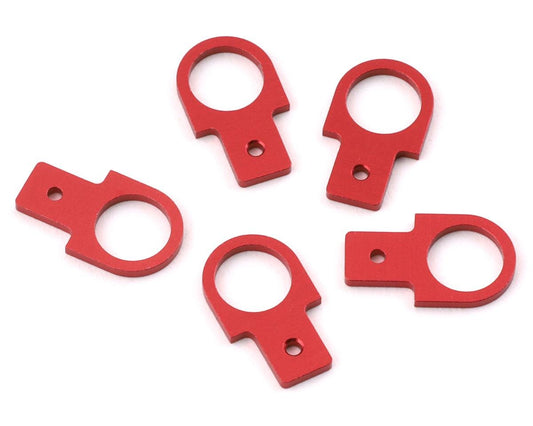Yeah Racing 1/10 Scale Aluminum Drift Tow Hooks (5) (YEA-YA-0621RD)