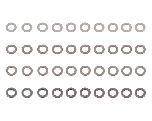 Yeah Racing 3x5mm Stainless Steel Shim Set (40) (0.1, 0.2, 0.3, 0.5mm) (YEA-YA-0644)