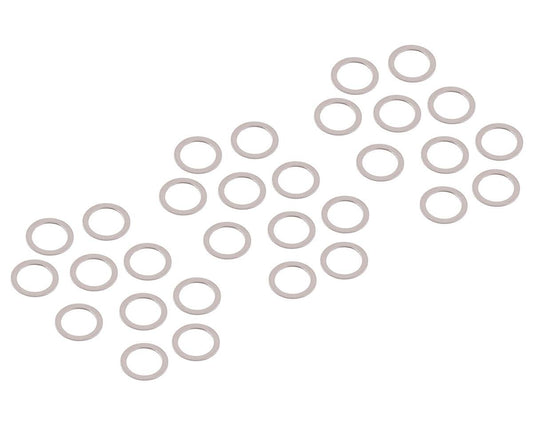 Yeah Racing 6x8mm Stainless Steel Shim Set (30) (0.1, 0.2, 0.3mm) (YEA-YA-0646)