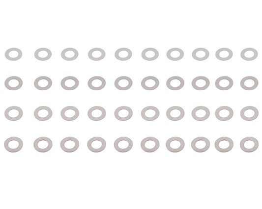 Yeah Racing 8x14mm Stainless Steel Shim Set (40) (0.1, 0.2, 0.3, 0.5mm) (YEA-YA-0648)