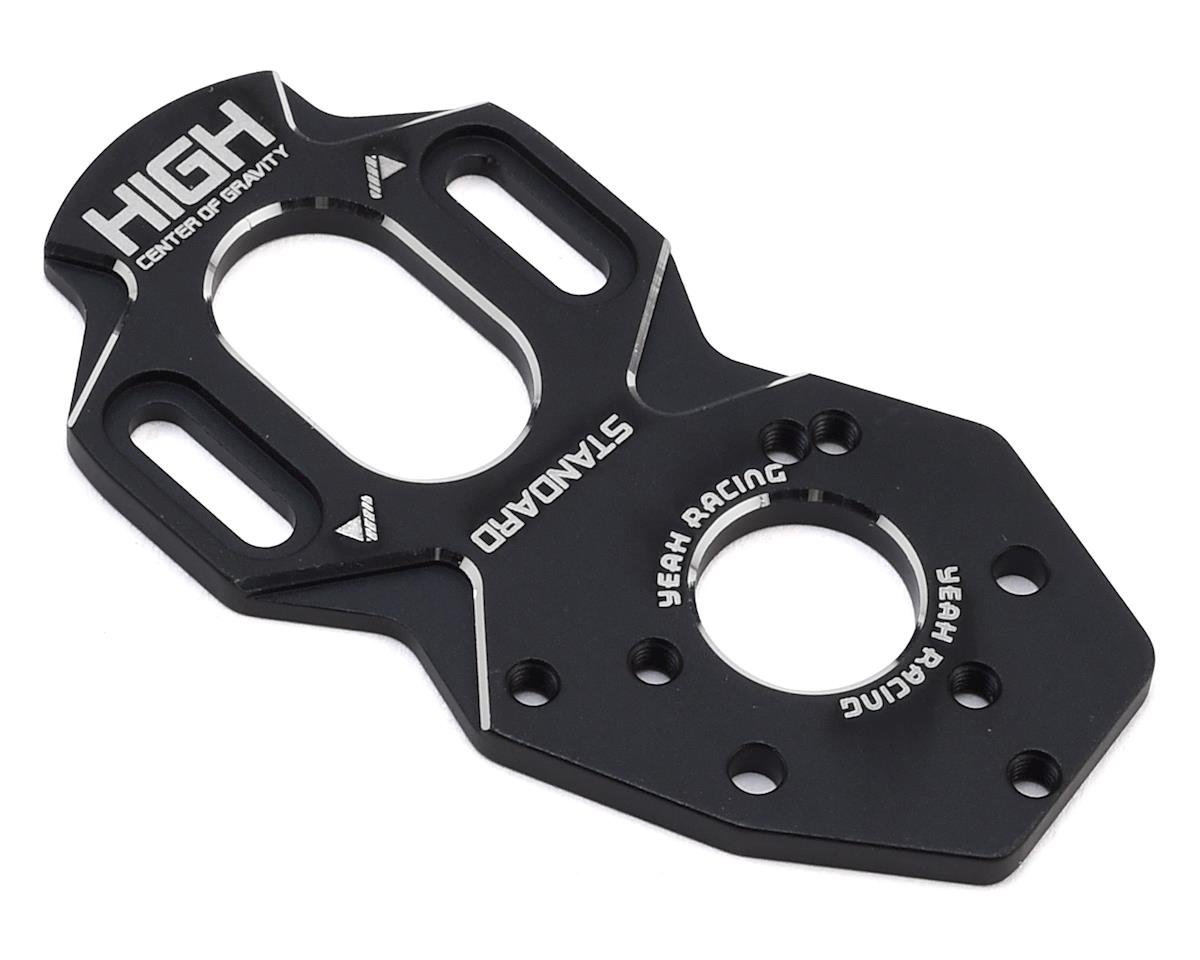 Yeah Racing Yokomo YD-2 Aluminum High CG Motor Mount Plate (Black) (YEA-YD-006BK)