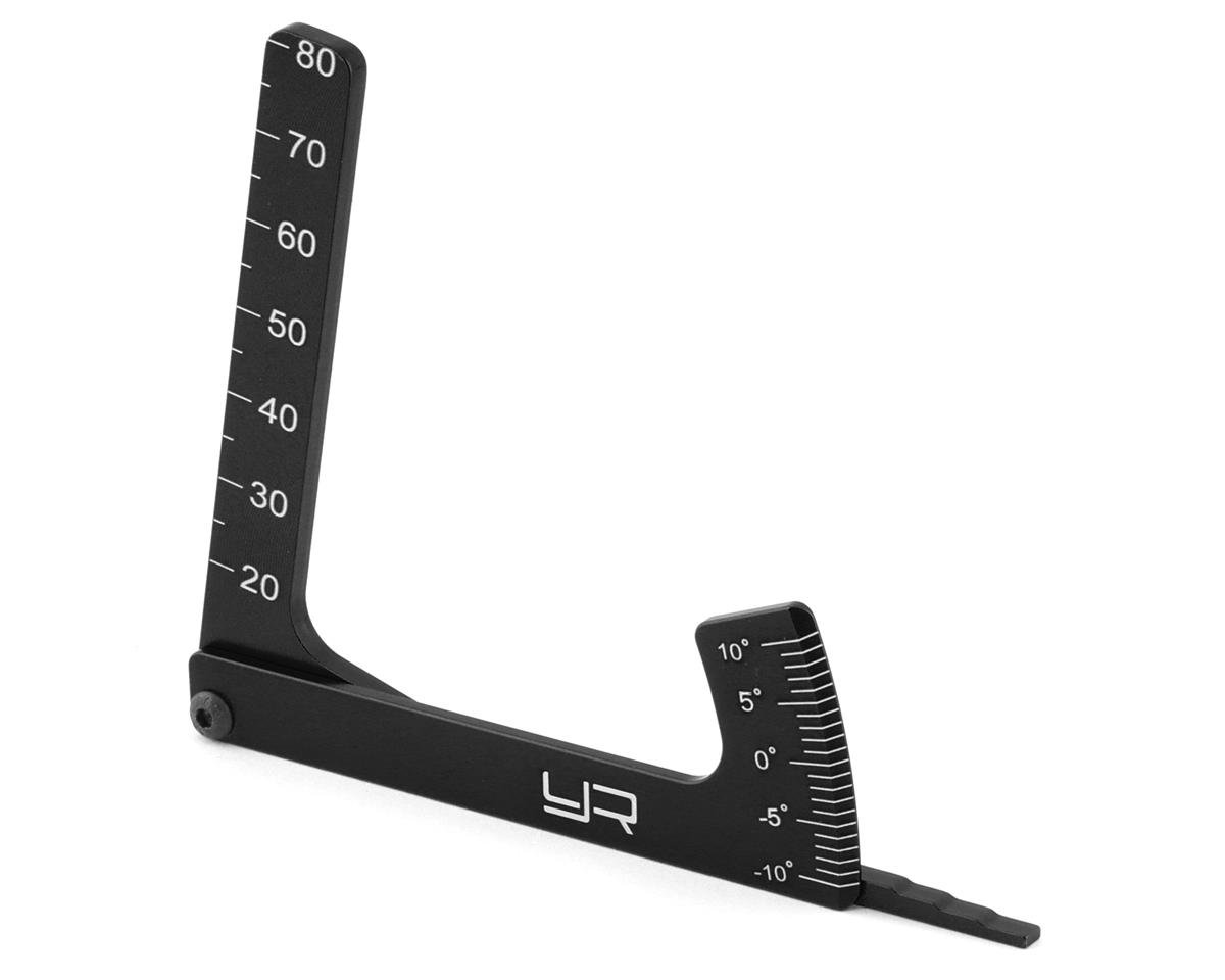 Yeah Racing Aluminum 3-in-1 Camber Gauge (Black) (YEA-YT-0056BK)