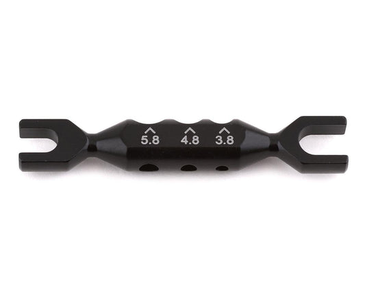 Yeah Racing Aluminum 4-in-1 Multi-Purposes Turnbuckle Wrench (Black) (YEA-YT-0106BK)