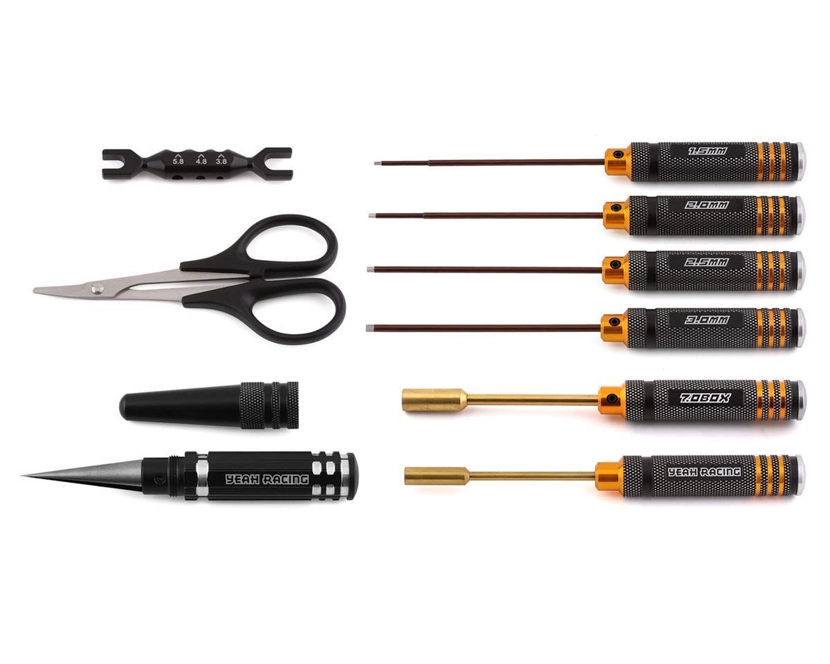Yeah Racing 1/10 Track Day Starter Tool Set w/LiPo Safe Bag (YEA-YT-0193)