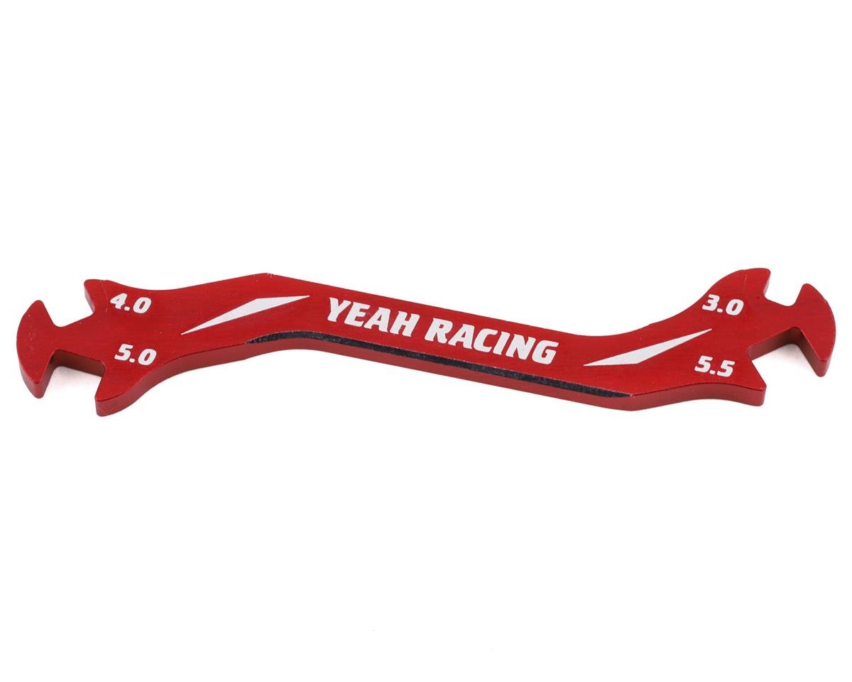 Yeah Racing Aluminum Turnbuckle Wrench (Red) (3, 4, 5, 5.5mm) (YEA-YT-0197RD)